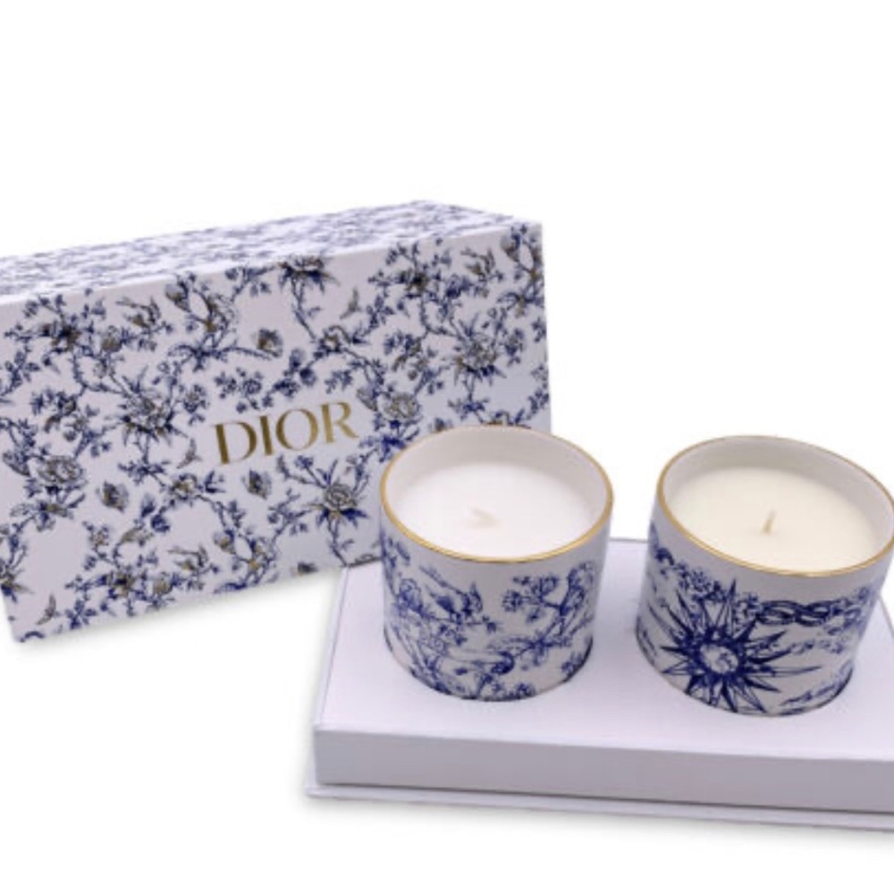 Beautiful Christian Dior mini scented candle set